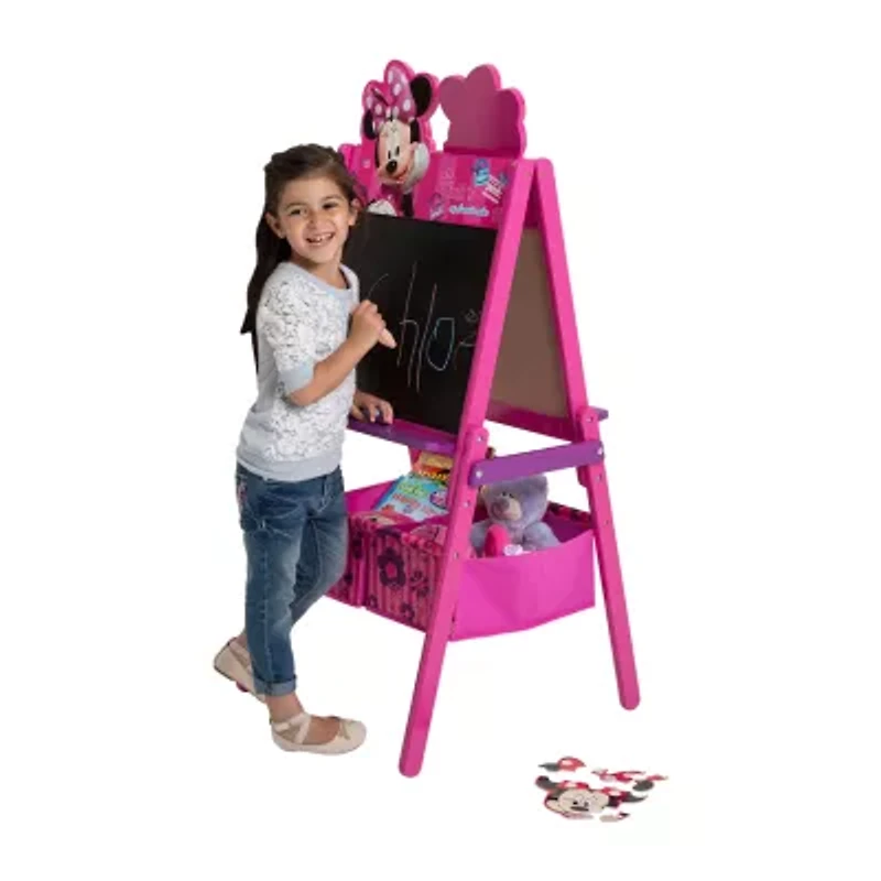 Delta Children Minnie Mouse Wooden Double-Sided Activity Easel Minnie Mouse Easel