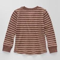 Okie Dokie Toddler & Little Boys Long Sleeve Regular Fit Henley Shirt