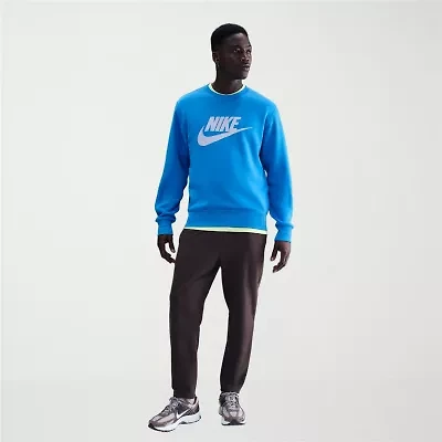 Nike Club Big and Tall Mens Crew Neck Long Sleeve Sweatshirt