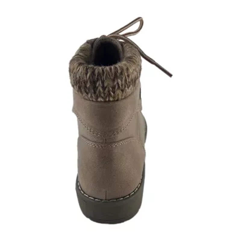 St. John's Bay Womens Shawn Block Heel Hiking Boots