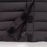 St. John's Bay Womens Plus Adaptive Hooded Easy-on + Easy-off Midweight Puffer Jacket