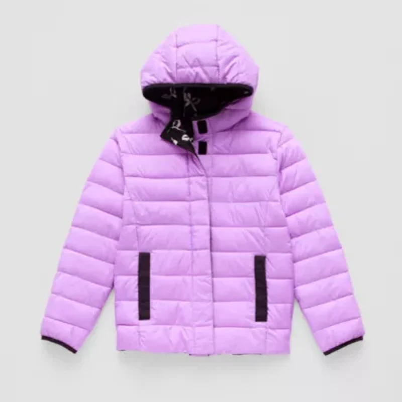 Thereabouts Little & Big Kid Girls Adaptive Easy-on + Easy-off Heavyweight Puffer Jacket