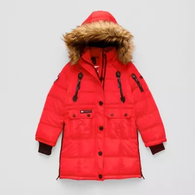 Canada Weather Gear Big Kid Girls Water Resistant Heavyweight Puffer Jacket