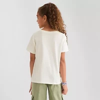 Roxy Big Kid Girls Crew Neck Short Sleeve Classic Fit Graphic T-Shirt