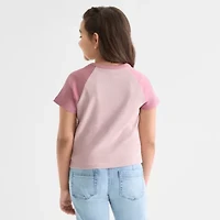 Roxy Big Kid Girls Crew Neck Short Sleeve Fitted Graphic T-Shirt