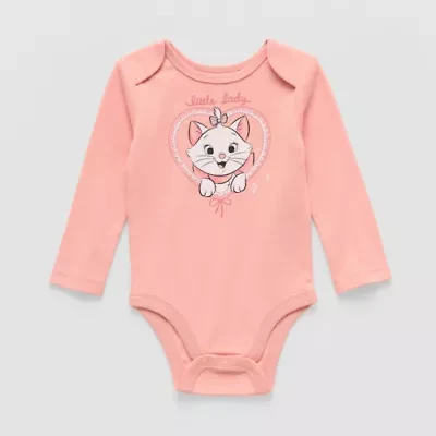 Baby Girls Marie Crew Neck Long Sleeve Bodysuit