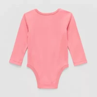 Baby Girls Hello Kitty Crew Neck Long Sleeve Bodysuit