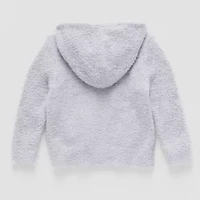 Okie Dokie Baby Boys Hooded Long Sleeve Zipper Cardigan