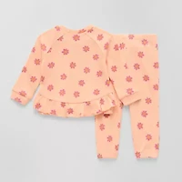 Okie Dokie Baby Girls 2-pc. Pant Set
