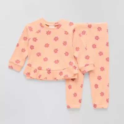 Okie Dokie Baby Girls 2-pc. Pant Set