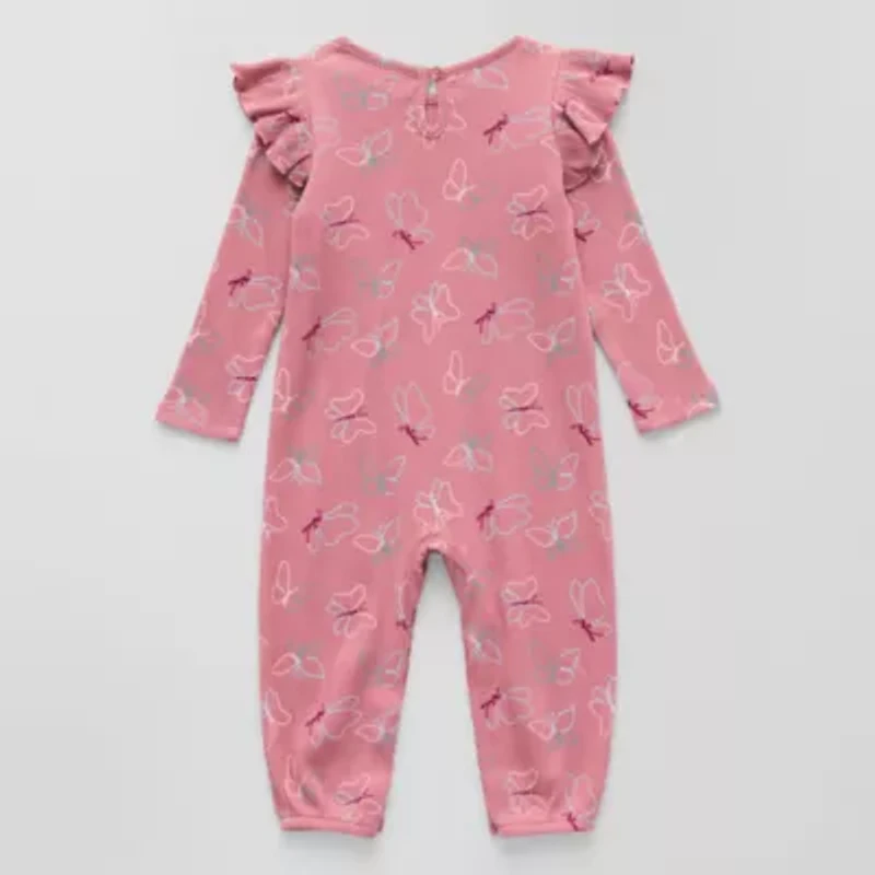 Okie Dokie Baby Girls Long Sleeve Jumpsuit
