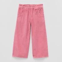 Okie Dokie Toddler & Little Girls Wide Leg Regular Fit Corduroy Pant