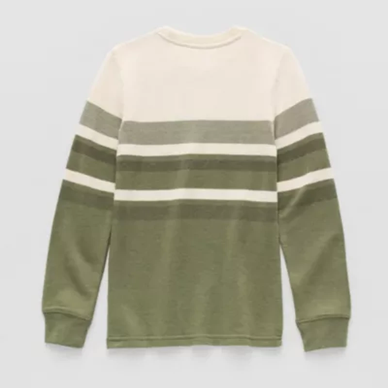 Thereabouts Little & Big Kid Boys Crew Neck Long Sleeve Regular Fit Thermal Top