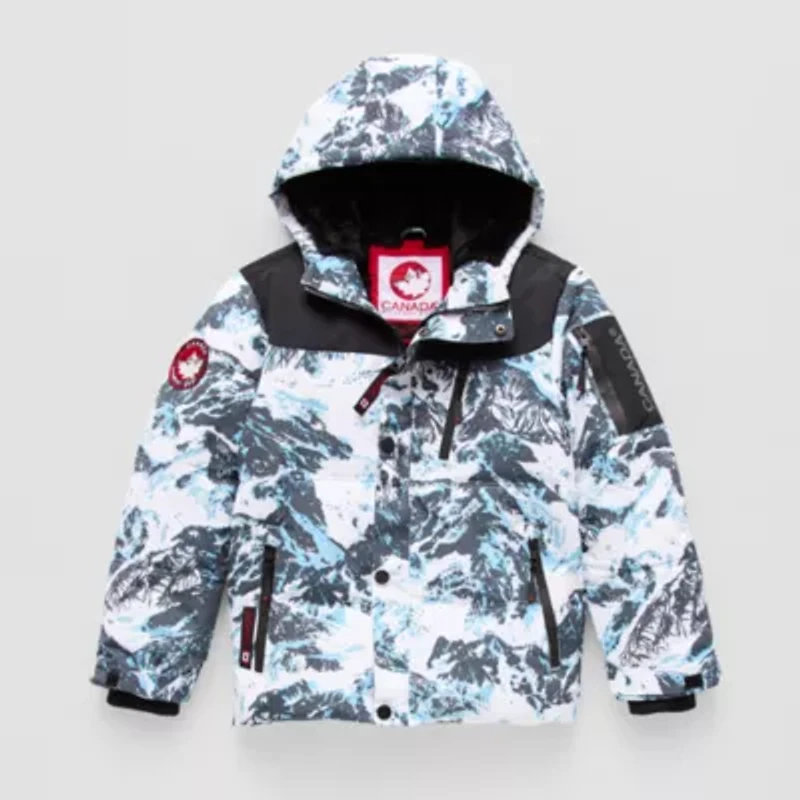 Canada Weather Gear Big Kid Boys Water Resistant Heavyweight Parka
