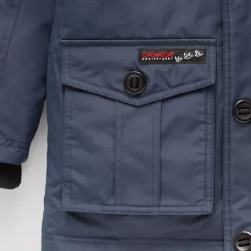 Canada Weather Gear Big Kid Boys Water Resistant Heavyweight Parka