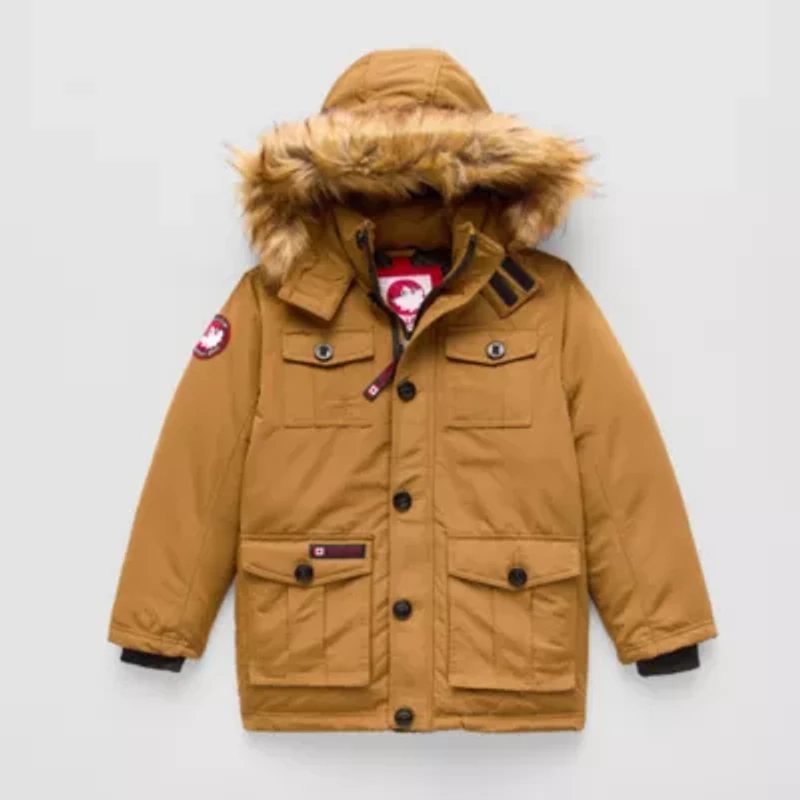 Canada Weather Gear Big Kid Boys Water Resistant Heavyweight Parka