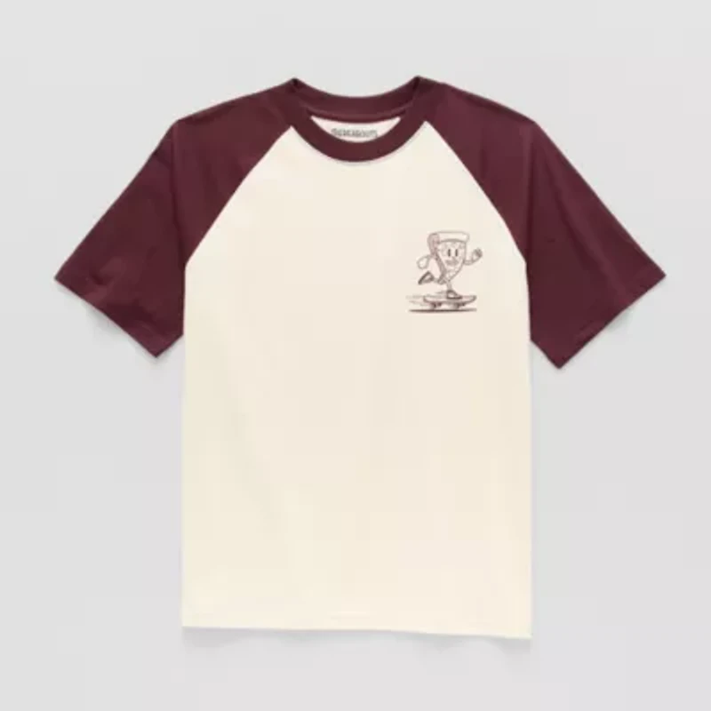 Thereabouts Little & Big Kid Boys Crew Neck Short Sleeve Oversized Graphic T-Shirt