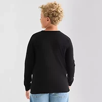 Thereabouts Little & Big Kid Boys Crew Neck Long Sleeve Bodysuit