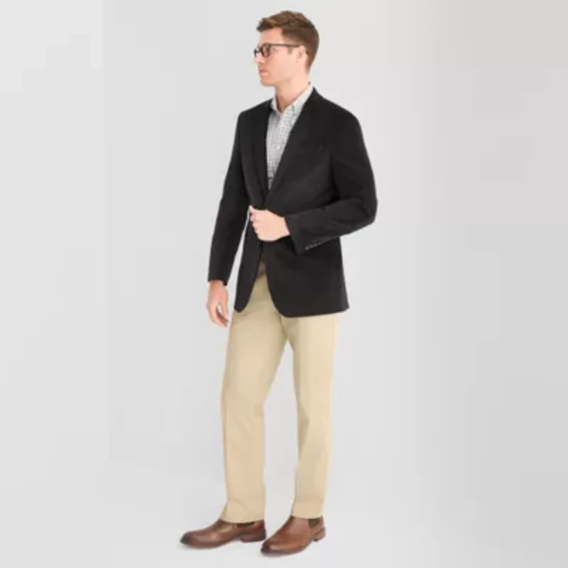 Stafford Mens Stretch Fabric Classic Fit Corduroy Sport Coat