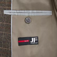 J. Ferrar Mens Plaid Slim Fit Sport Coat