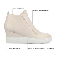 Journee Collection Womens Clara Wedge Sneaker