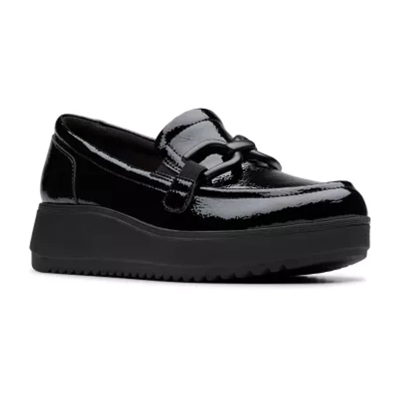 Clarks Zylah Top Womens Round Loafers