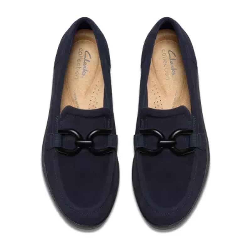 Clarks Zylah Top Womens Moc Closed Toe Loafers
