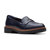 Clarks Westlynn Glow Womens Moc Closed Toe Loafers