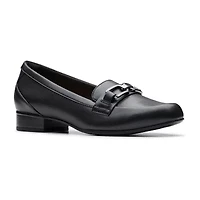 Clarks Juliet Echo Womens Round Closed Toe Loafers