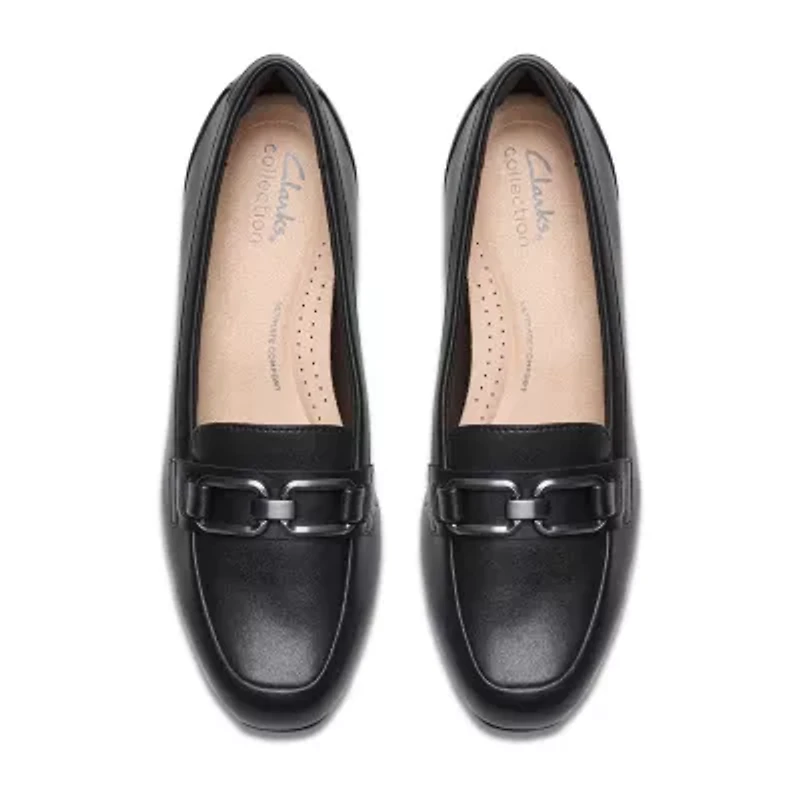 Clarks Juliet Echo Womens Round Closed Toe Loafers
