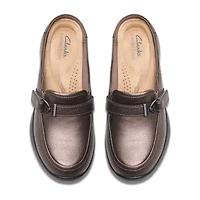 Clarks Ellowyn Amelia Womens Round Loafers