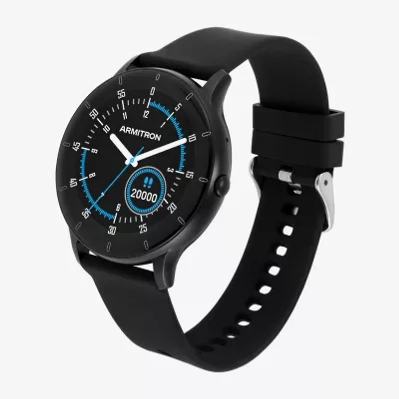 Armitron Connect Unisex Adult Chronograph Black Smart Watch 42-1021bkbk