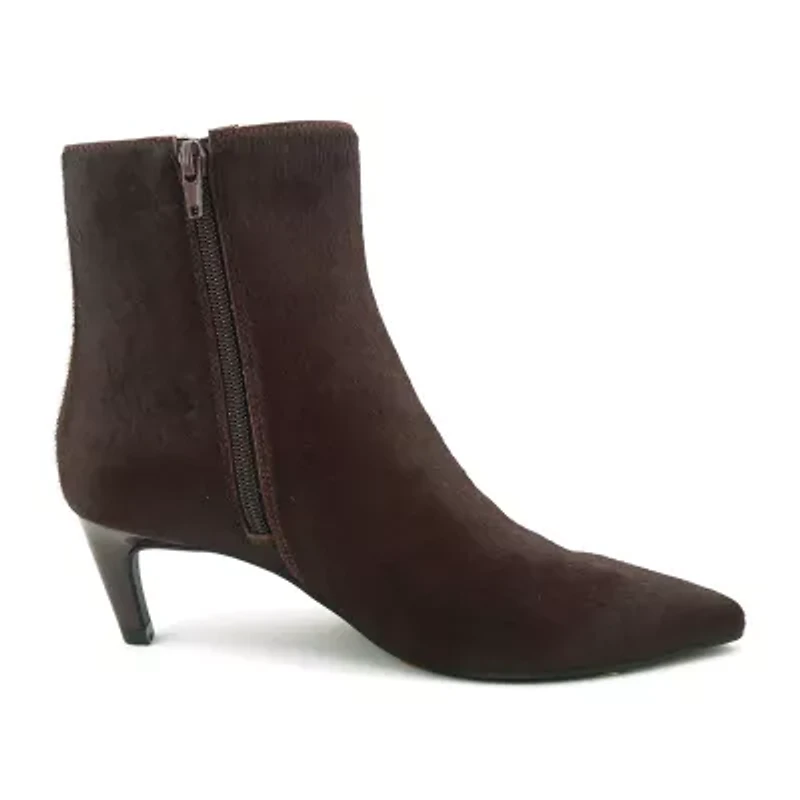 Worthington Womens Murphy Kitten Heel Booties