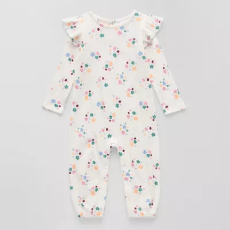 Okie Dokie Baby Girls Long Sleeve Jumpsuit