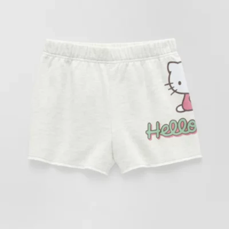 Little & Big Kid Girls Fleece Squishmallows Pull-On Short