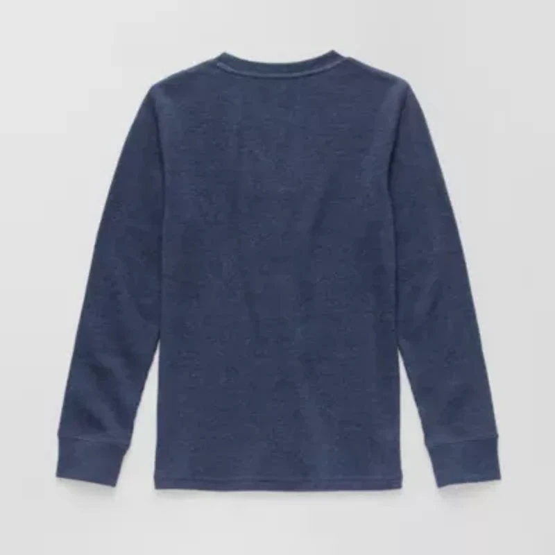 Thereabouts Little & Big Kid Boys Crew Neck Long Sleeve Regular Fit Thermal Top