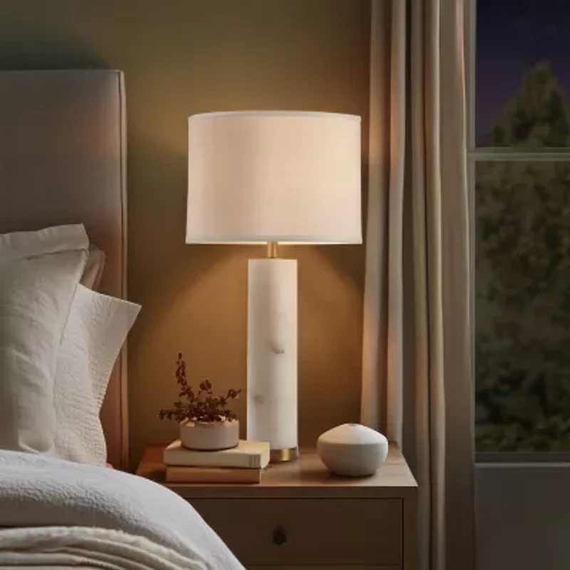 Hampton Hill Prague Alabaster Table Lamp