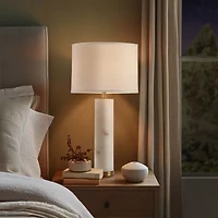 Hampton Hill Prague Alabaster Table Lamp