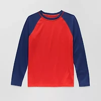 Thereabouts Little & Big Kid Boys Crew Neck Long Sleeve T-Shirt