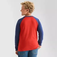 Thereabouts Little & Big Kid Boys Crew Neck Long Sleeve T-Shirt