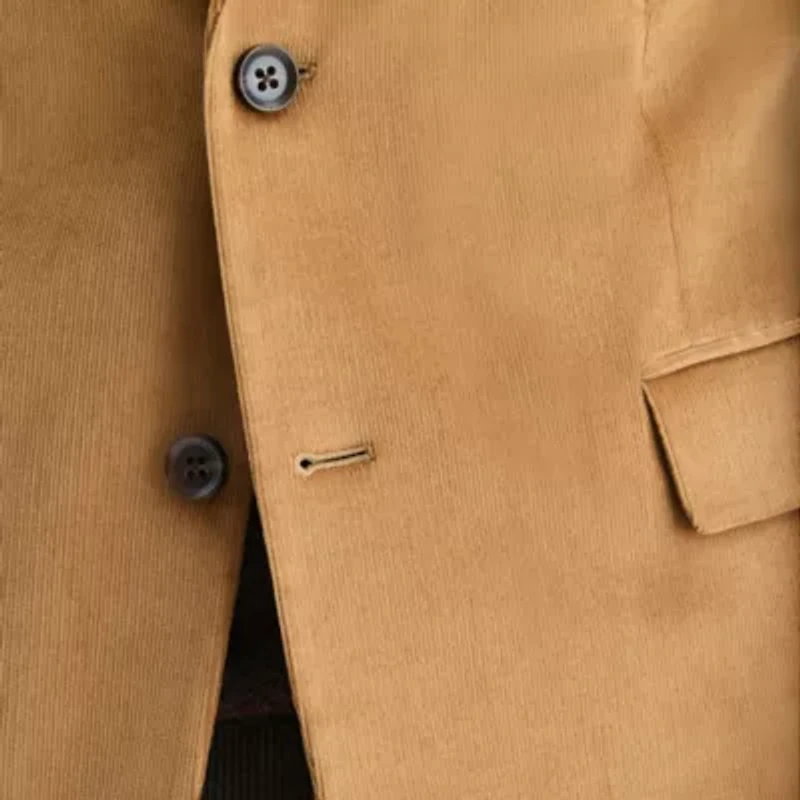 Stafford Mens Stretch Fabric Classic Fit Corduroy Sport Coat