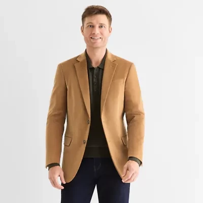 Stafford Mens Stretch Fabric Classic Fit Corduroy Sport Coat