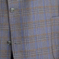 Stafford Mens Big and Tall Plaid Classic Fit Sport Coat