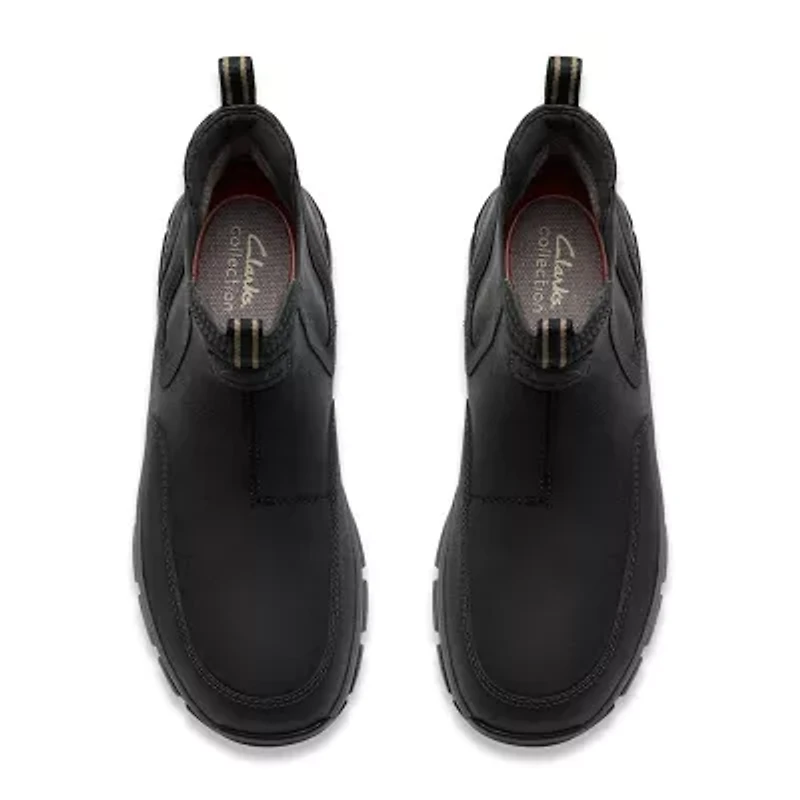 Clarks Mens Walpath Easy Flat Heel Chelsea Boots