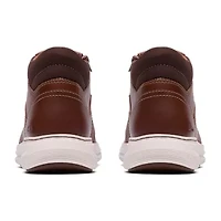 Clarks Mens Craftwell Mid Flat Heel Lace Up Boots