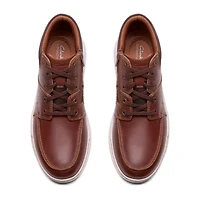 Clarks Mens Craftwell Mid Flat Heel Lace Up Boots