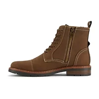 Dockers Mens Rawls Block Heel Lace Up Boots