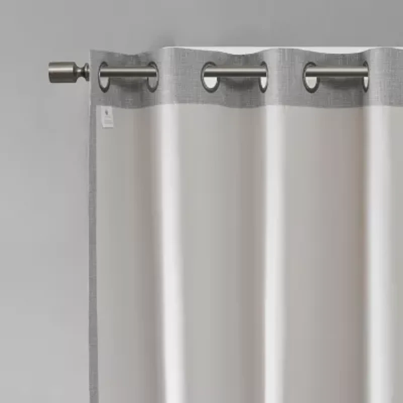 Madison Park Arlie 100"W X 84"L Energy Saving Blackout Grommet Top Patio Door Curtain