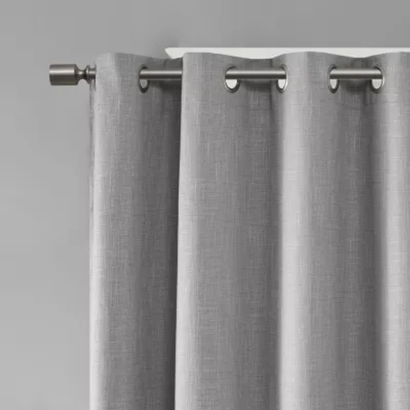 Madison Park Arlie 100"W X 84"L Energy Saving Blackout Grommet Top Patio Door Curtain