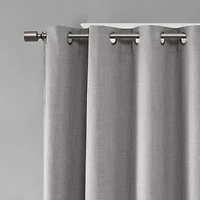 Madison Park Arlie 100"W X 84"L Energy Saving Blackout Grommet Top Patio Door Curtain